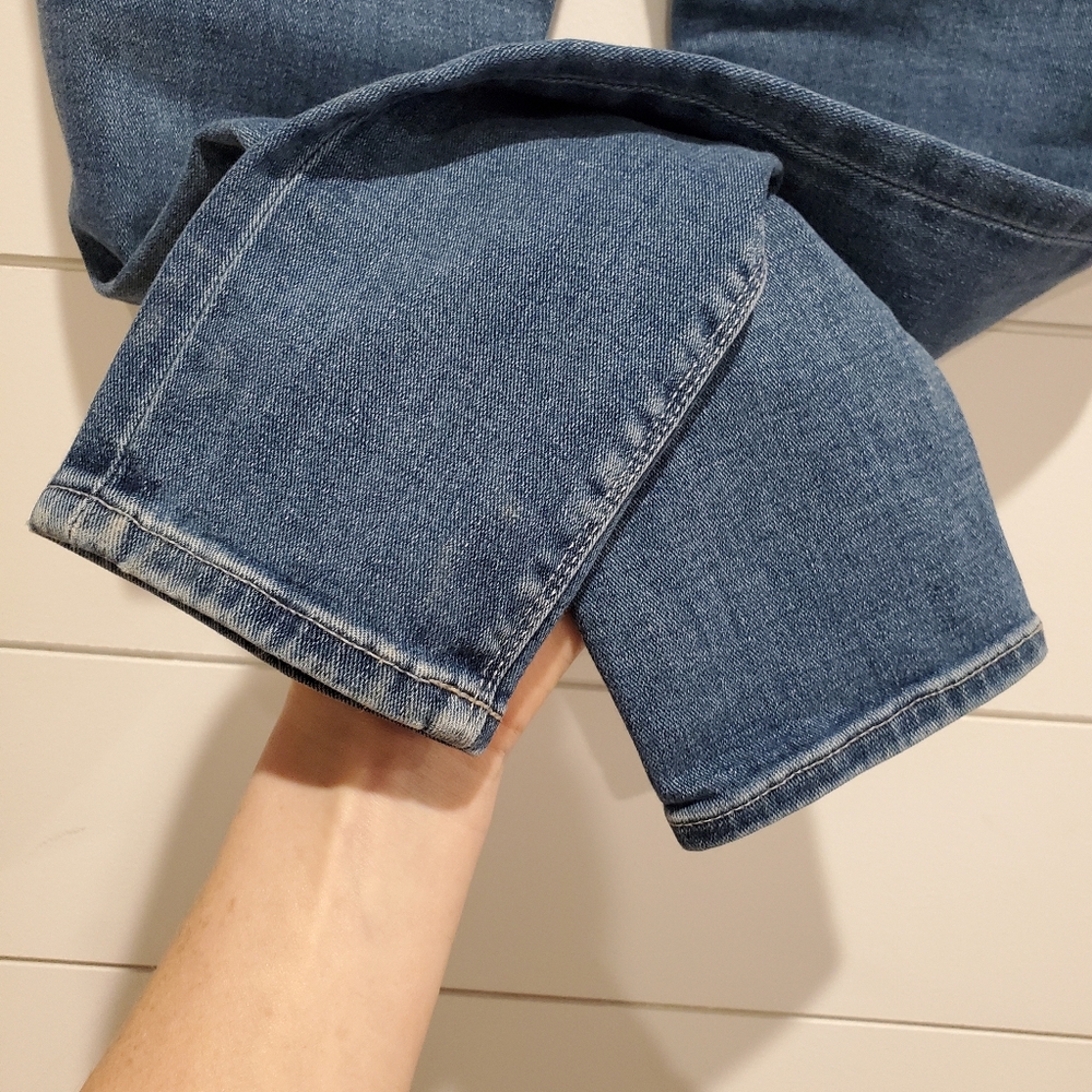 Lucky brand 8 high rise denim distressed jeans stretch pants bridgette skinny - Picture 4 of 15